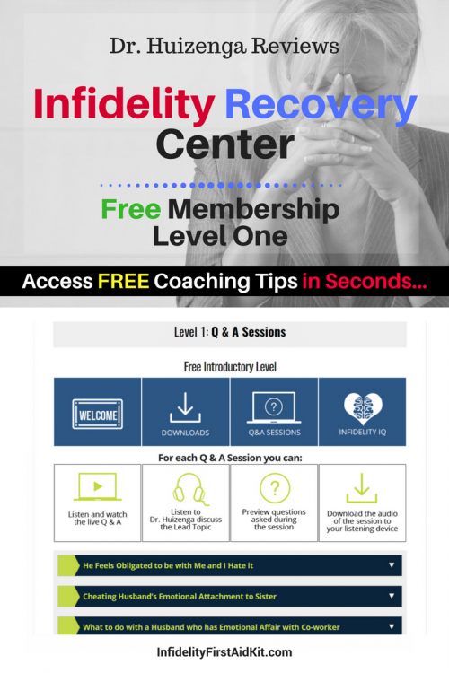 dr. huizenga 's free level one infidelity recovery center membership