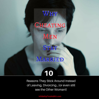 What percentage of married men cheat